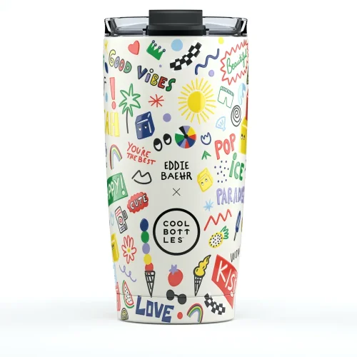 Nerezový termohrnek Cool Bottles Xclusive! Eddie Baehr - Good Vibes 550 ml