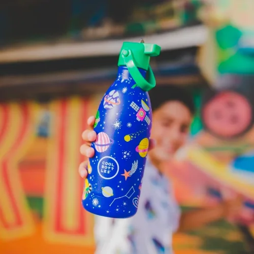 Dětská nerezová termolahev COOL BOTTLES Kids Stellar Journey třívrstvá 500 ml 3D