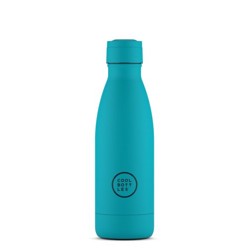 Nerezová termolahev COOL BOTTLES Vivid Turquoise třívrstvá 350 ml