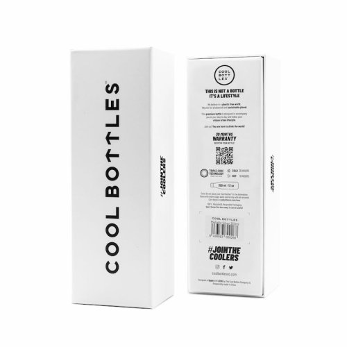 Nerezová termolahev COOL BOTTLES Vivid Yellow třívrstvá 350ml