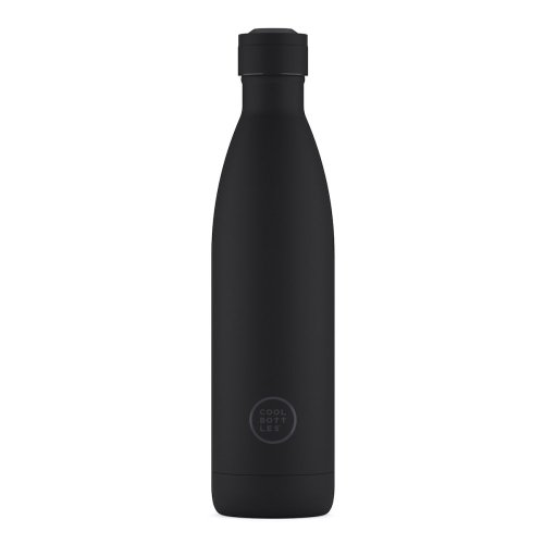 Nerezová termolahev COOL BOTTLES Mono Black třívrstvá 750 ml
